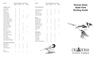 Preview of Roman Nose Birding Guide
